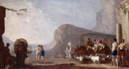 Johann Heinrich Schonfeldt Versohnung Jakobs mit Esau china oil painting image